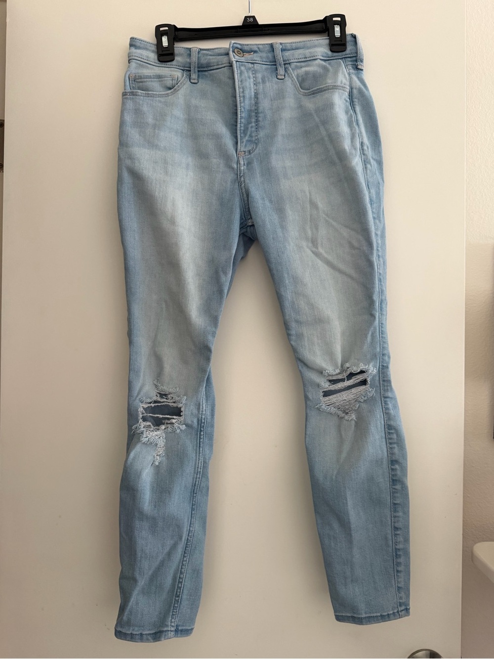 Hollister curvy high rise super skinny 11s womens